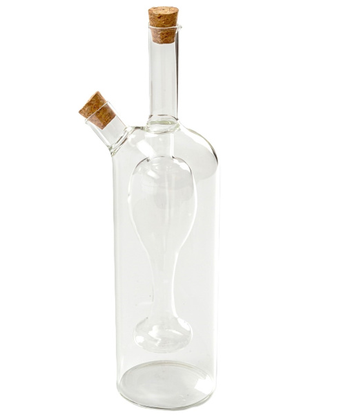 АКЦИЯ! Банка 2 в 1 для соусов и масла  9*6*24 см (С-1225)