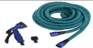 АКЦИЯ! Шланг садовый поливочный с распыл. растягивающийся для дома/ дачи 15m повышенной прочности (K
