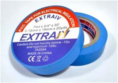 Изоляционная лента ПВХ EXTRA IV  0,18мм*19мм*20м /СИНЯЯ/ (5031) (500)