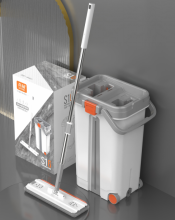 Комплект для уборки полов, швабра (33*12см) и ведро с отжимом (38*24*22см) (№17) (20)