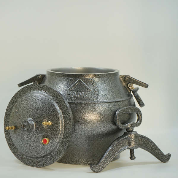 Казан Афганский, 10л., черный эконом (M108) (10)
