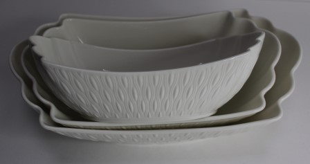 Набор салатников 3шт "Овал" 10;11,5;PS-69