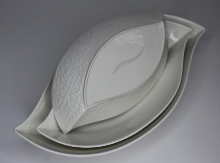 Набор салатников 3шт  "Лист 1" 12,14,16 (73)