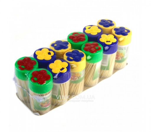 Набор зубочисток 12шт (8057) (50)