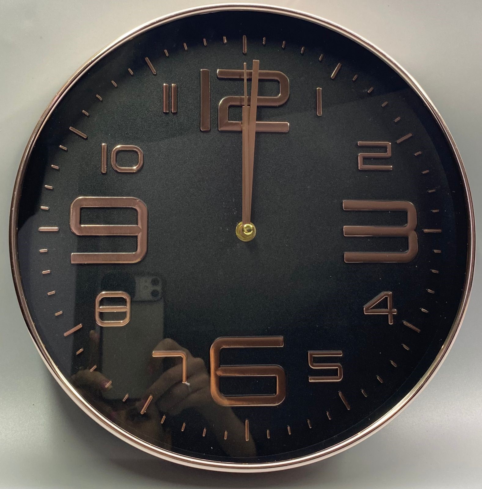 Часы настенные механические Ø30см (8600) (20)