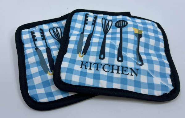 Прихватки для горячего 17*17см 2шт. (4605) (500)