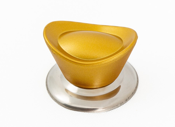 Держатель на крышку, золотые, лист 10 шт, цена за шт (7689) (660)