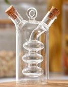 АКЦИЯ! Банка 2 в 1 для соусов и масла  10*5,5*18,5 см (С-1184)