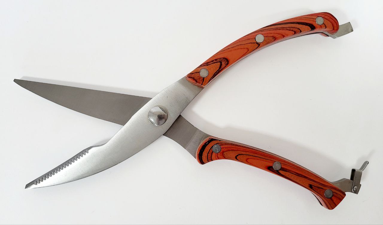 Ножницы  кухонные для птицы (Ручки пластик) (5640) (96)