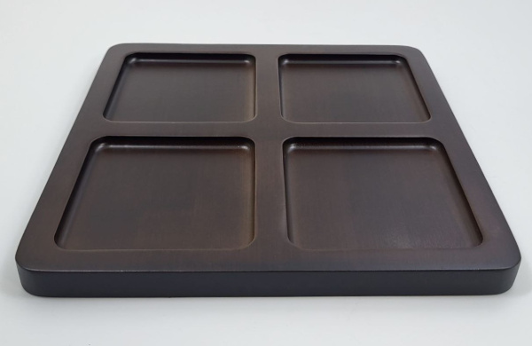 Доска сервировочная деревянная 20*20см (1434) (60)