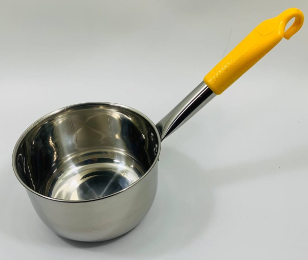 Ковш из нержавеющей стали с пластиковой ручкой Ø16см (6330) (120)
