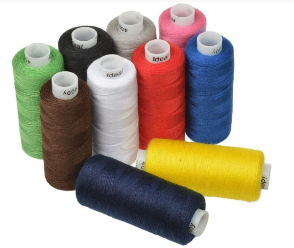 Нитки 100 Экстра ПЭ 200 м 10 бобин (цветные) (ST-2172)