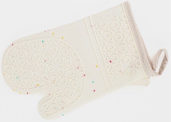 Антипригарная силиконовая варежка 29,5см (8229) (288)