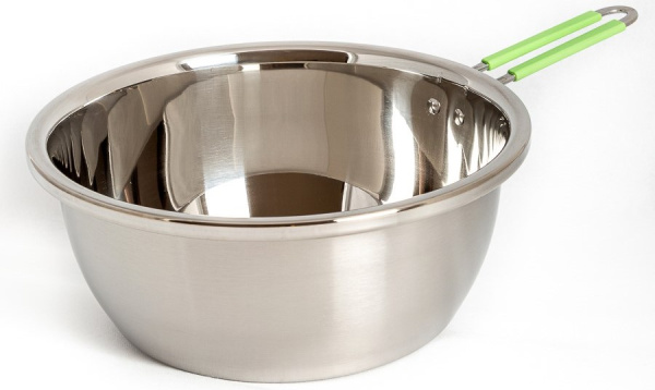 Ковш нержавейка с силиконовой ручкой 30см (6762) (50)