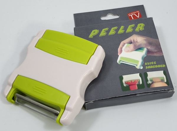 АКЦИЯ! Овощечистка складывающаяся двусторонняя 8*8см ()