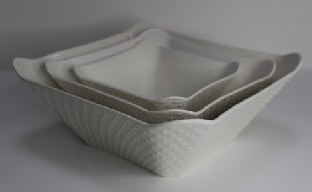 Набор салатников 3шт "Цветок" 6;8;10 (113)