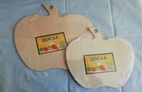 Доска 25*25 Форма "Яблоко"9мм) (9572) (17a)