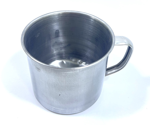 Кружка стальная 8*8см (ВМЯТИНЫ)