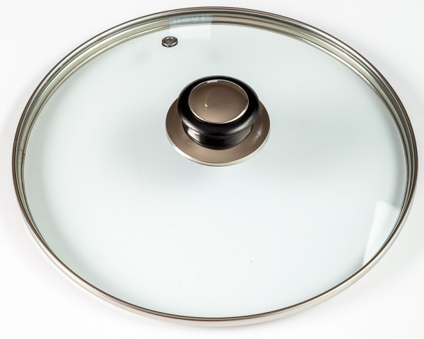 Крышка стеклянная для сковороды и кастрюли  Ø22см (5726) (30)