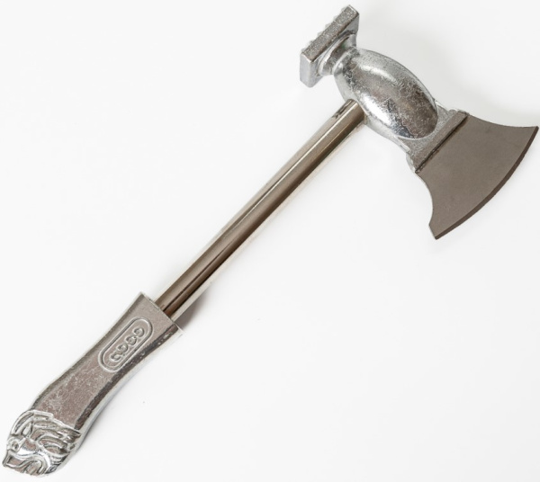 Молоток для отбивания мяса с топориком, металл 30см (3023) (50)
