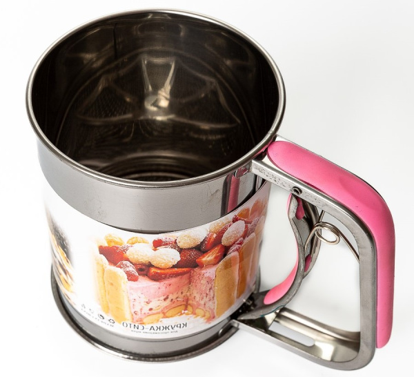 Кружка для просеивания муки Ø10см; 12,5см средняя (3401, 8235) (96)