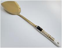 Лопатка с керамической ручкой 35см (золото) ()