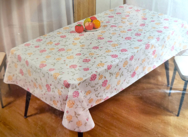 Скатерти с бахромой из ПВХ 140*220см (9767) (50)