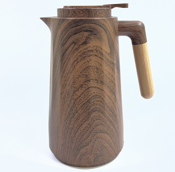 Термос-кувшин (стеклянная колба, деревянная ручка) 1л (1762) (20)