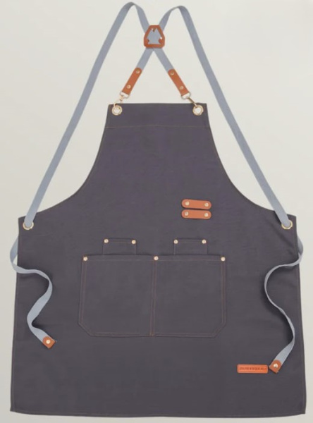 Фартук тканевый универсальный СЕРЫЙ (7417) (120)