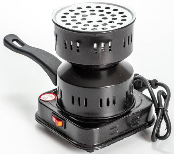 АКЦИЯ! Электрическая плита для розжига углей для кальяна, плитка 14 см, диаметр 12 см (C-237) (24)