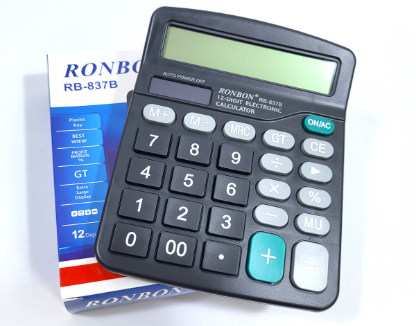 Калькулятор RONBON RB-837B (14,5*12*4см) (120)