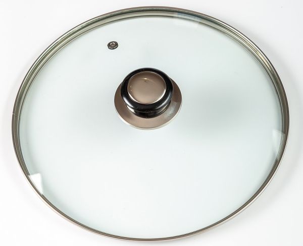 Крышка стеклянная для сковороды и кастрюли  Ø24см (7525) (30)