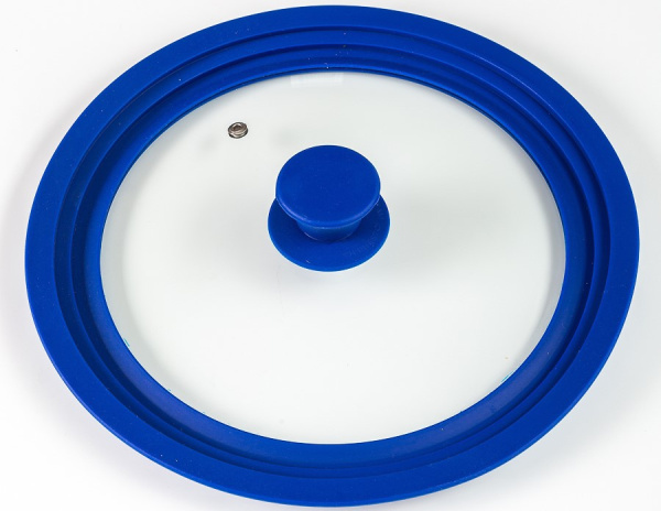 Крышка  универсальная с силиконовым ободком Ø24;26;28см (5357) (30)