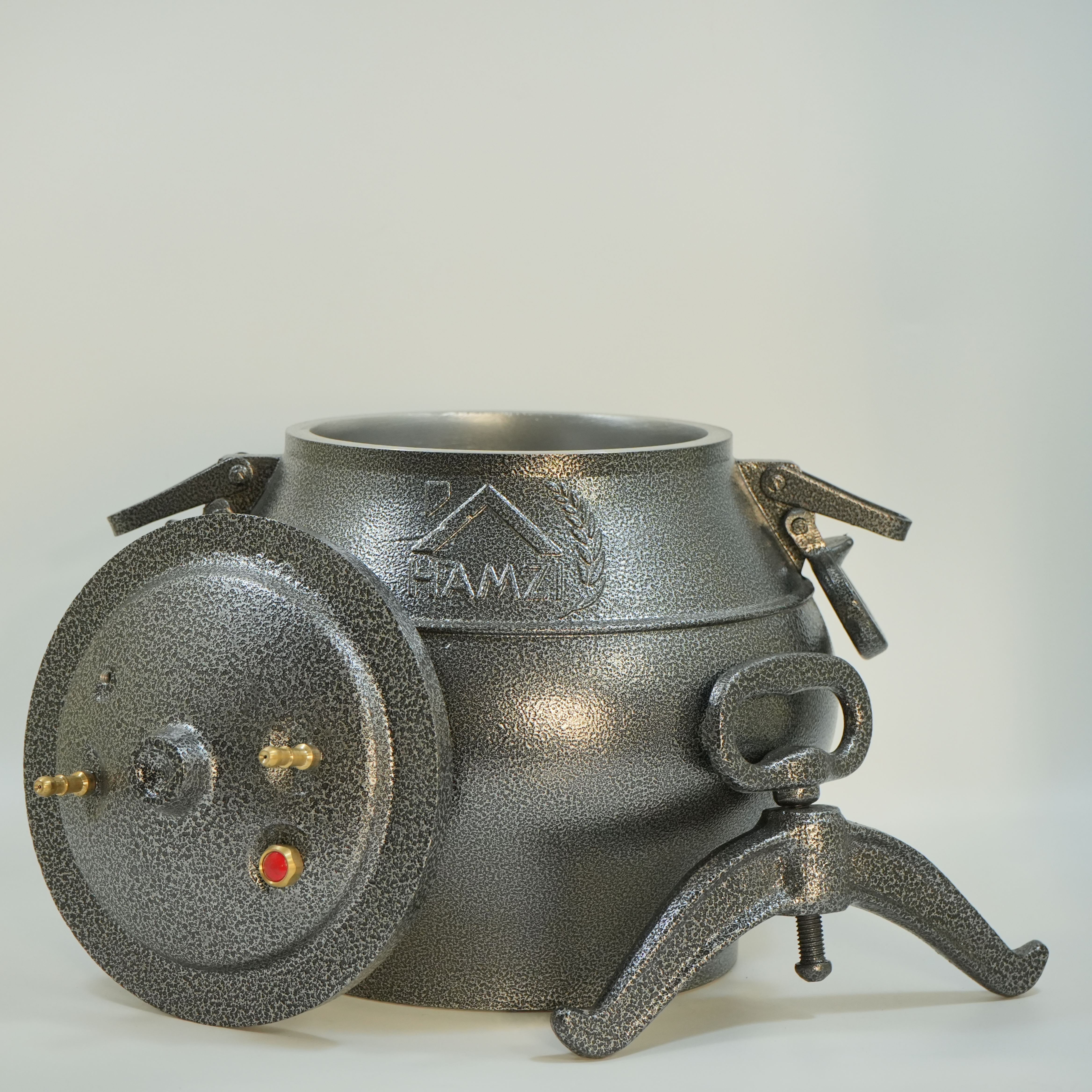 Казан Афганский, 10л., черный эконом (M108) (10)