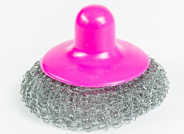 Губка металлическая с ручкой (9358) (600)