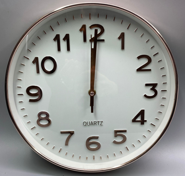 Часы настенные механические Ø30см (8601) (20)