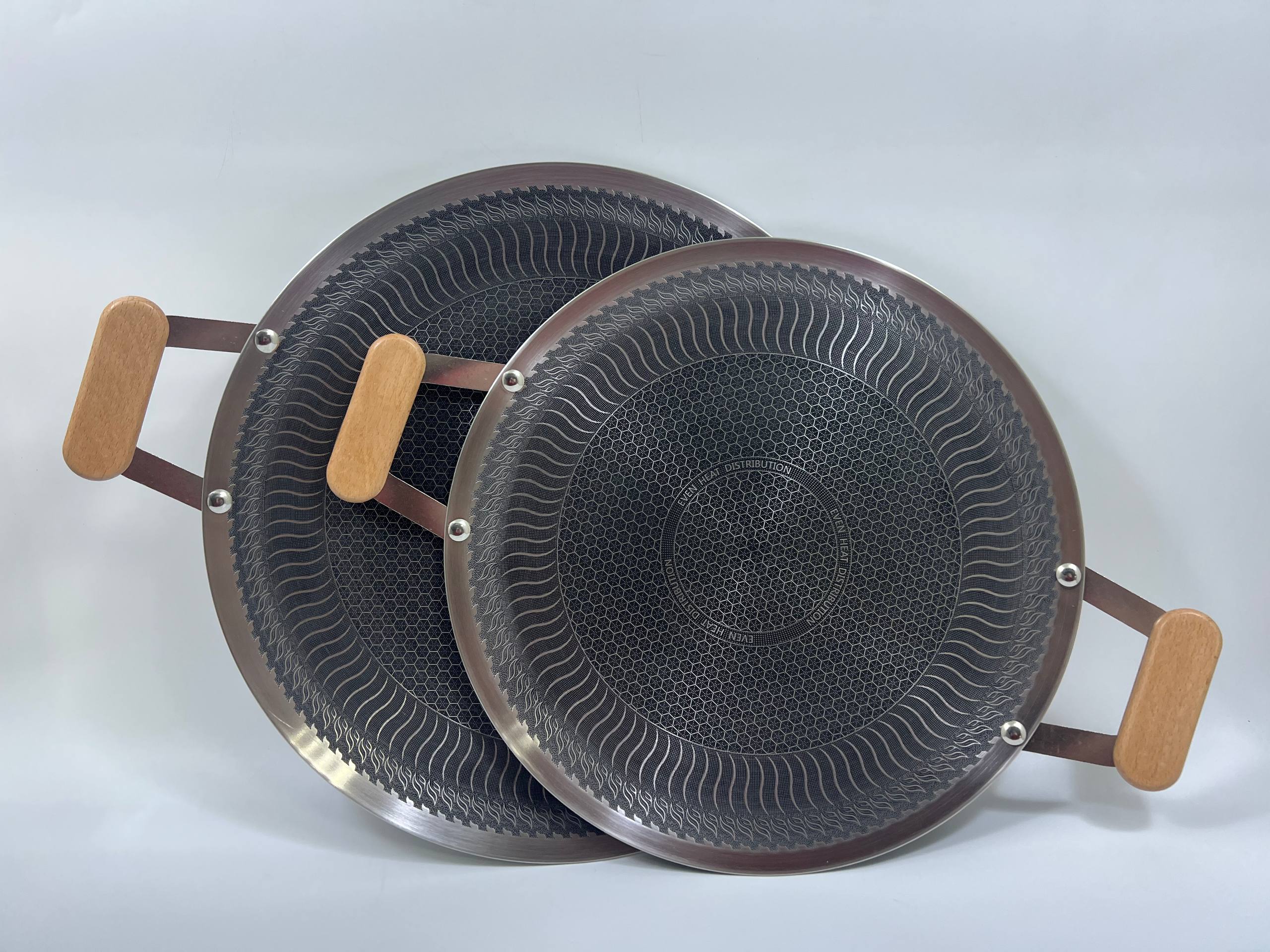 Сковорода - гриль с деревянными ручками 34см (8341-10) (15)