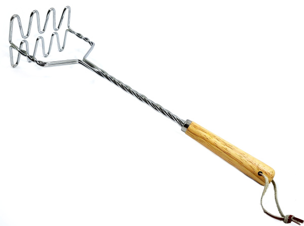 Толкушка 34см с деревянной ручкой (1745) (50)