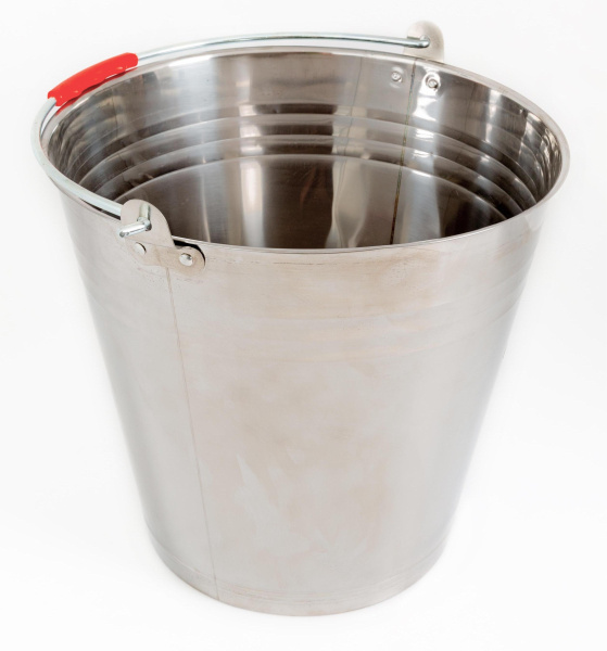 Ведро 10л Ø30 (Нержавейка) (6887) (40)