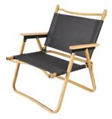 Кресло раскладное ↑76см, 52*52см (черное) (4593) (7)