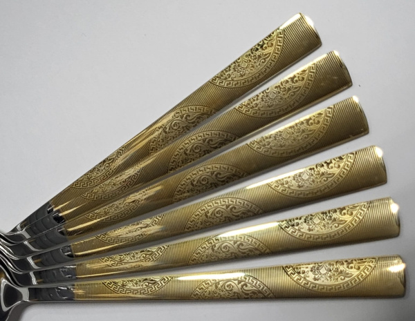 Вилки "Версачи круг" 6шт набор (6473)(50)