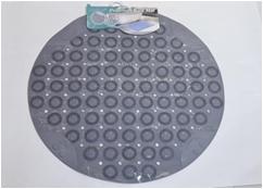 Коврик для ванной круглый массажный 53см (1156) (50)