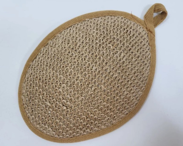 Мочалка массажер овальная (8490-1) (400)