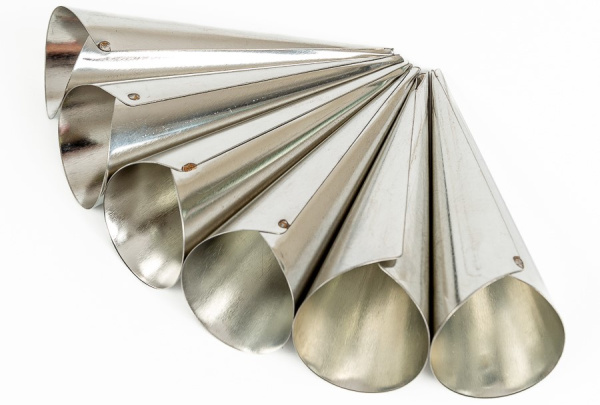 АКЦИЯ! Набор кондитерский конусов для рожков 6шт 11см Ø3,5см (4255) (288)