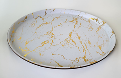 Поднос пластиковый  Ø35см (6226) (30)