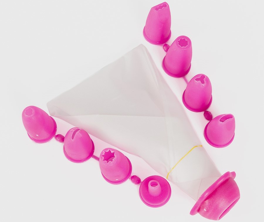 Кондитерский мешок с насадками 8шт (6445) (144)