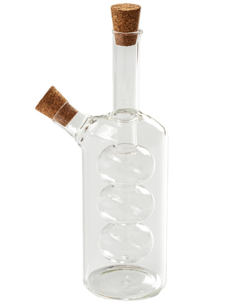 АКЦИЯ! Банка 2 в 1 для соусов и масла  9*6*21 см (С-1224)